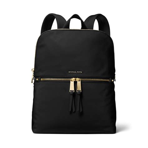 michael michael kors polly medium slim zip backpack|MICHAEL Michael Kors Polly Medium Nylon Slim .